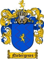 Niedergeses coat of arms family crest download