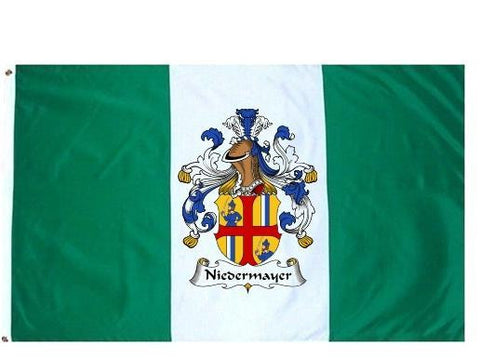 Niedermayer family crest coat of arms flag