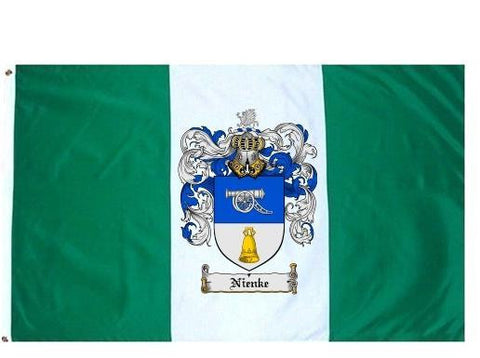Nienke family crest coat of arms flag
