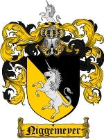Niggemeyer coat of arms family crest download