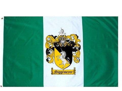 Niggemeyer family crest coat of arms flag