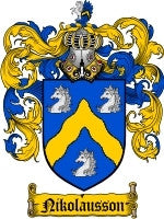 Nikolausson coat of arms family crest download