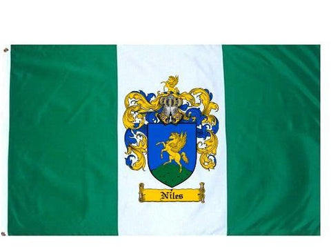 Niles family crest coat of arms flag