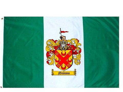 Nimmo family crest coat of arms flag