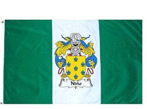 Nino family crest coat of arms flag