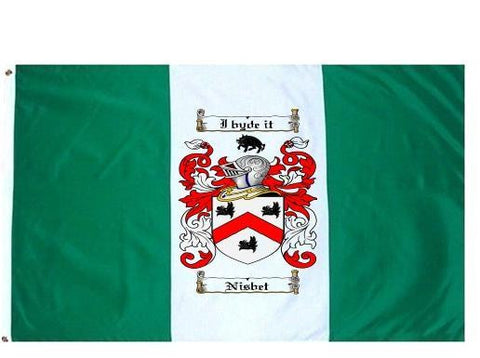 Nisbet family crest coat of arms flag