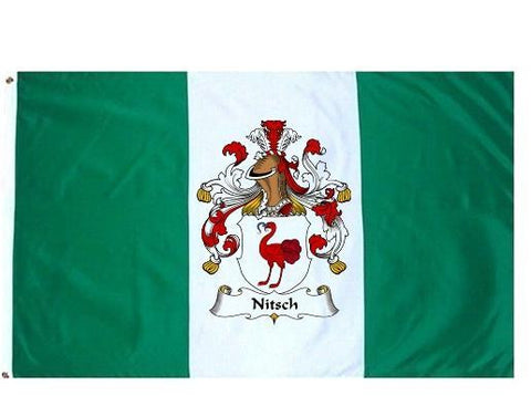 Nitsch family crest coat of arms flag