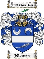 Niveson coat of arms family crest download