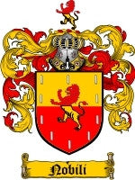 Nobili coat of arms family crest download