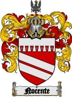 Nocente coat of arms family crest download