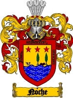 Noche coat of arms family crest download