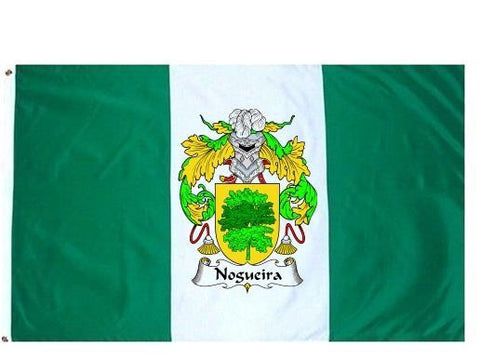 Nogueira family crest coat of arms flag