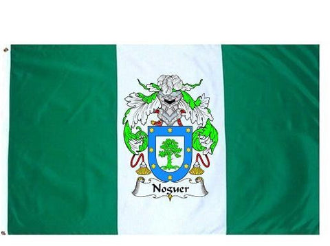 Noguer family crest coat of arms flag
