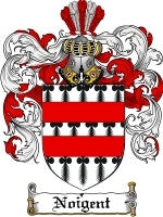 Noigent coat of arms family crest download