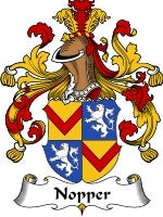 Nopper coat of arms family crest download