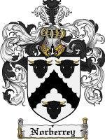Norberrey coat of arms family crest download