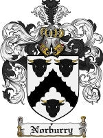 Norburry coat of arms family crest download