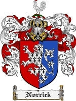 Norrick coat of arms family crest download