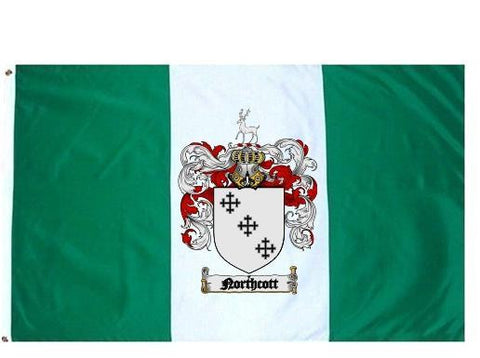 Northcott family crest coat of arms flag