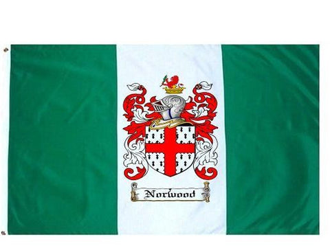 Norwood family crest coat of arms flag