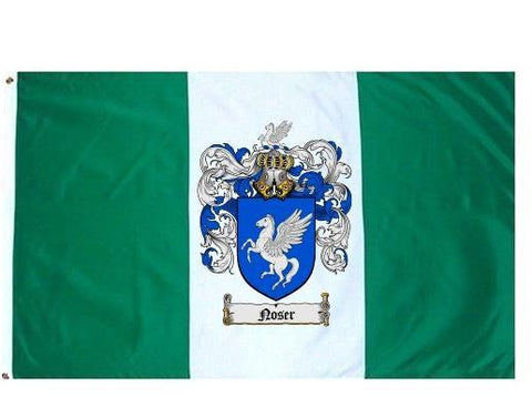 Noser family crest coat of arms flag