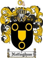 Notingham coat of arms family crest download