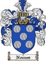 Novaes coat of arms family crest download