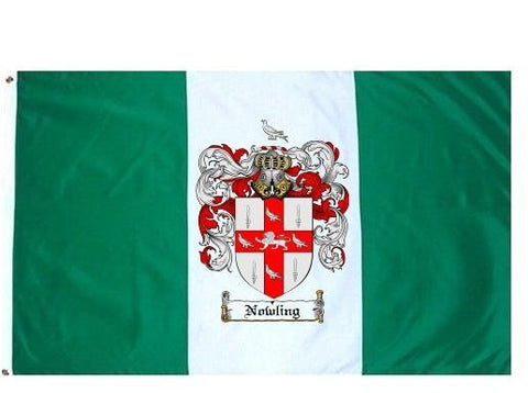 Nowling family crest coat of arms flag