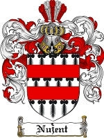 Nujent coat of arms family crest download