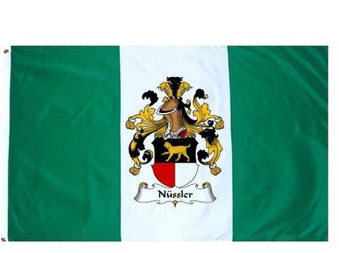 Nussler family crest coat of arms flag
