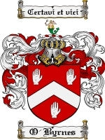 O'Byrnes coat of arms family crest download
