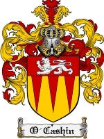 O'Cashin coat of arms family crest download