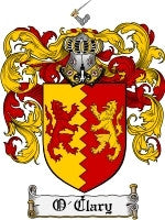 O'Clary coat of arms family crest download