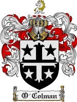 O'Colman coat of arms family crest download