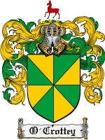 O'Crottey coat of arms family crest download