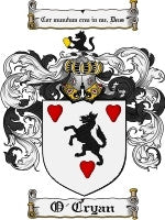 O'Cryan coat of arms family crest download