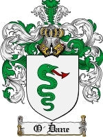 O'Dane coat of arms family crest download