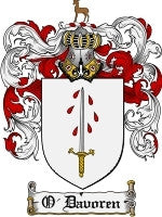 O'Davoren coat of arms family crest download
