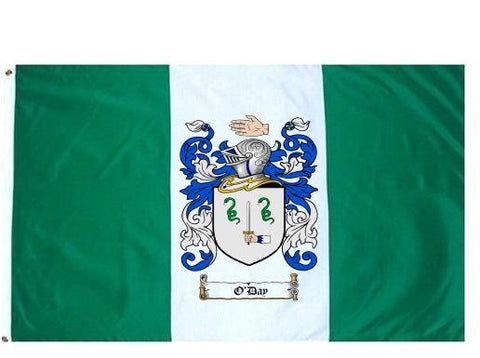 O'Day family crest coat of arms flag