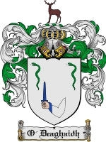 O'Deaghaidh coat of arms family crest download