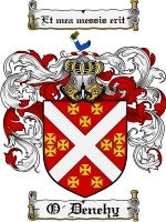 O'Denehy coat of arms family crest download
