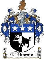 O'Deorain coat of arms family crest download