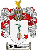 O'Donavan coat of arms family crest download