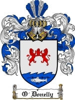 O'Donelly coat of arms family crest download