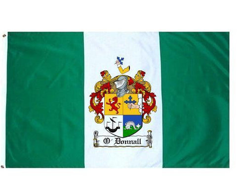 O'Donnall family crest coat of arms flag