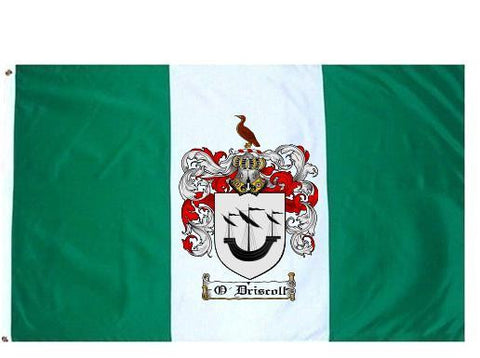 O'Driscoll family crest coat of arms flag