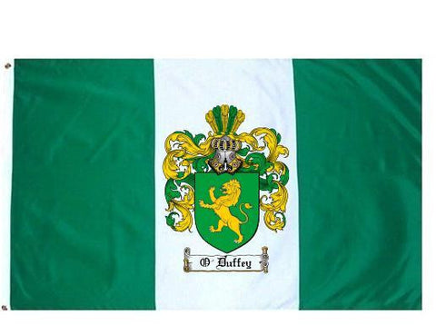 O'Duffey family crest coat of arms flag