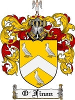 O'Finan coat of arms family crest download