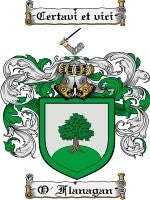 O'Flanagan coat of arms family crest download
