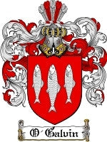 O'Galvin coat of arms family crest download